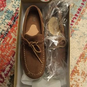Born Brown Suede Loafers Moccasins New 8.5/EU40